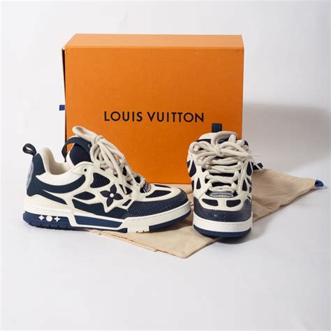 geïnspireerd louis vuitton skateboard lamp blauw